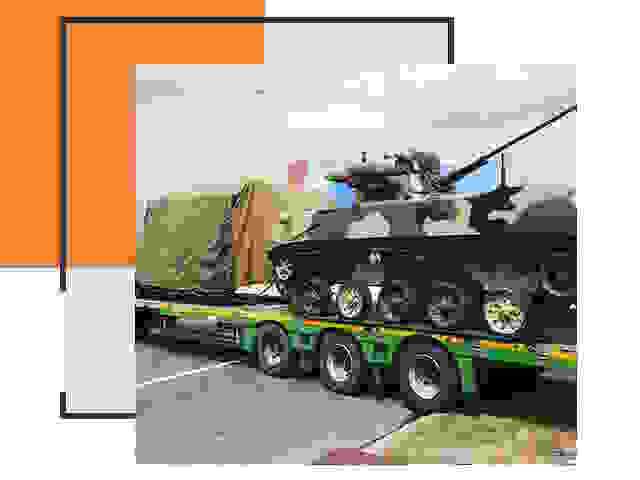Перевозка военной техники в Южно-Сахалинске